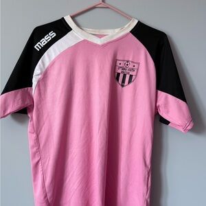 Mass Pink and Black Soccer Jersey